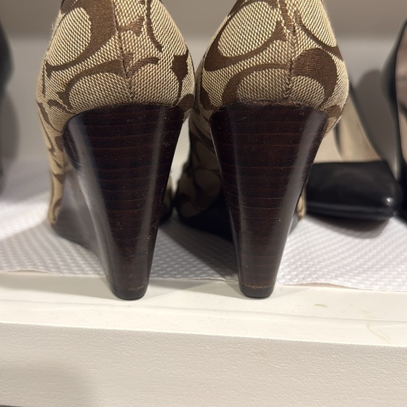 🔅AUTHENTIC🔅COACH LANEY SIGNATURE WEDGE reduced - Picture 4 of 7